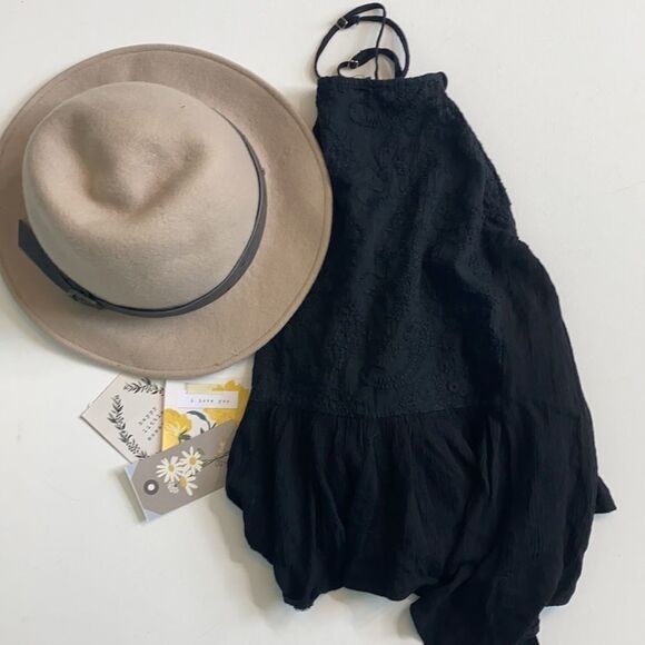 Embroidered Cross Back Trapeze Tank Top - Picture 2 of 8